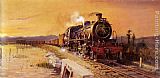 Evening Canvas Paintings - Evening Freight to Knysna